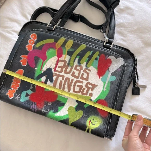 LAPTOP / work bag - GENUINE LEATHER - Picture 9 of 11